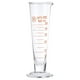 thumbnail image 1 of Vaso medidor graduado de vidrio grueso de 50 ml, vaso de vidrio transparente, 1 of 7