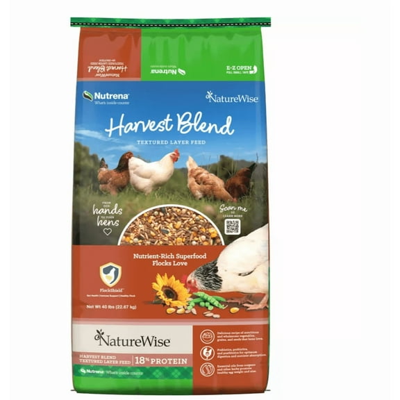 Nutrena NatureWise Harvest Blend Egg Layer Textured Feed 40 lb