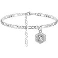 thumbnail image 1 of Initial Ankle Bracelets for Women Silver Anklet Gold Letter Anklet with Initials Gold Anklets for Women Initial Anklet Silver Anklets for Women Initial Jewelry, 1 of 7