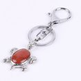 thumbnail image 1 of Crystal Stone Turtle Pendant Car Keychains for Ladies Men Bag Keyrings Buckle, 1 of 6