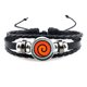 thumbnail image 1 of Pulsera de Metal de NARUTO para niños, accesorio de Cosplay de Sharingan, figura de Anime, Uzumaki, Kakashi, Nube Roja, juguete genial, regalo Kawaii, 1 of 5