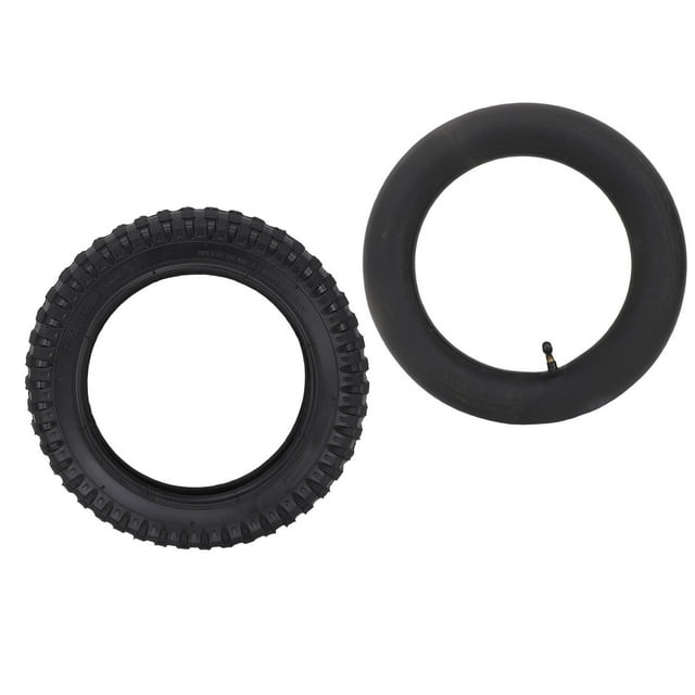 Motorcycle Inner and Outer Tire Set, Rubber 12.5x2.75 Stable Inner Outer Tire Set for 49ml 50ml 70ml Dirt Bikes