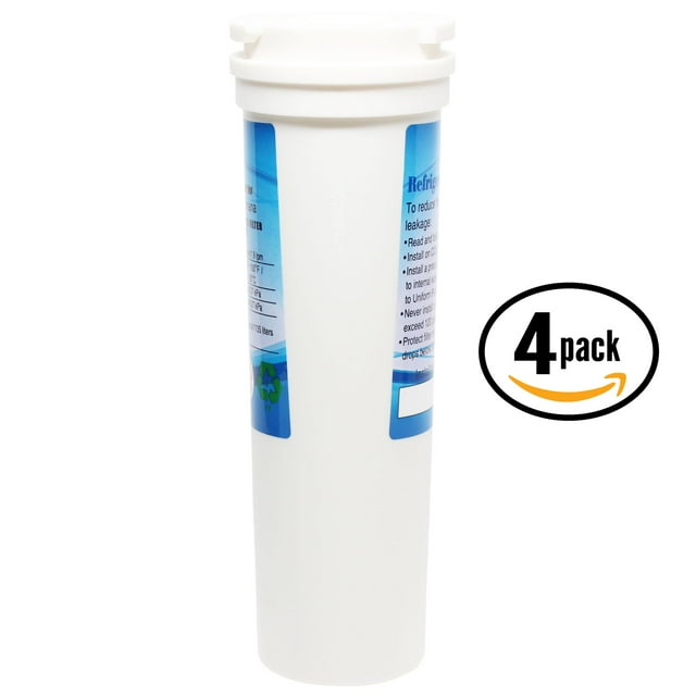 Lot de 4 Filtre à Eau de Réfrigérateur de Remplacement Fisher & Paykel RF522WDLUX4 - Compatible avec Fisher & Paykel 836848 Cartouche de Filtre à Eau de Réfrigérateur