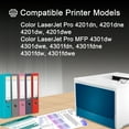 thumbnail image 4 of 210A ( 1-Pack Cyan ) Toner Cartridges Compatible for HP210A W2101A for LaserJet Color Pro 4201 4201dw 4201dn 4201dne MFP 4301 4301dw 4301fdn 4301fdw Printer, 4 of 6
