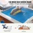 thumbnail image 2 of KFFKFF Screen Printing Set, 6 Units Aluminum Silk Screen Frames, 10x14inch Silk Screen Frame with 156 Count Mesh, Durable Nylon Mesh and Sealing Tape for Customized T-shirt Printing, 2 of 9