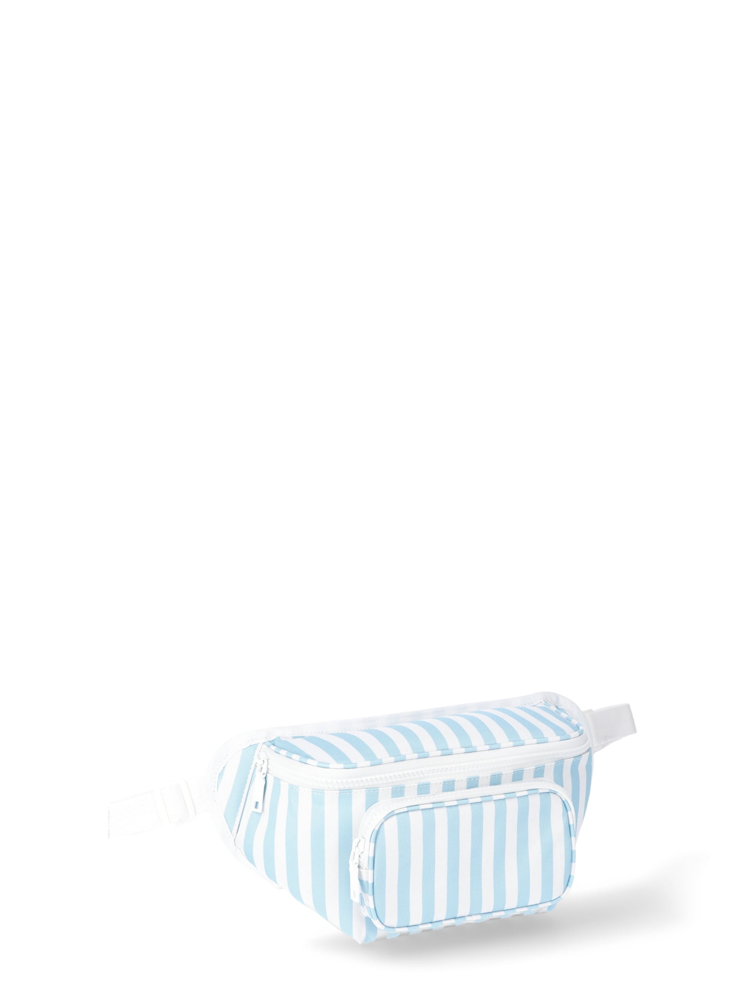 No Boundaries Beach Cooler Fanny Pack, Blue Stripe, Women’s