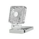 thumbnail image 3 of Ventilador de coche, ventilador portátil para vehículo automóvil, giratorio 360°, eléctrico y con energía solar, circulador de aire para autocaravana, Cabezal único blanco, 3 of 8