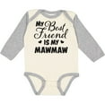 thumbnail image 3 of Inktastic My Best Friend is My Mawmaw with Hearts Boys or Girls Long Sleeve Baby Bodysuit, 3 of 5