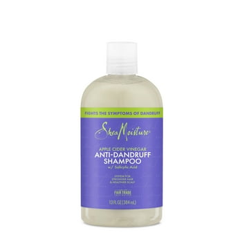 Shea Moisture Anti-Dandruff Shampoo for Stronger Hair & ier Scalp with Apple Cider Vinegar & Shea Butter, 13 oz