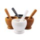 thumbnail image 5 of Juego de mortero y mortero de resina, trituradora para mezclar especias, hierbas y ajo, trituradora, cuenco de cocina, herramientas para romper, grano de madera, 5 of 5