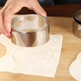 thumbnail image 5 of Medium Dumpling Mold + Round Peeler + Stuffing Spoon Stainless Steel Dumpling Mold Set 3-piece Set, 5 of 5