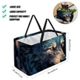 thumbnail image 2 of Wolf Large Capacity Reusable Foldable Oxford Cloth Laundry Organizer with Picnic Baskets, Cube Organizer, and Laundry Basket, 2 of 7