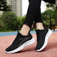 thumbnail image 6 of Willtoo Womens Flying Woven Athletic Sneakers Breathable Mesh Lightweight Running Shoes Lace‑Up Soft Sole Non‑Slip Casual Walking Shoes, 6 of 6