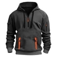 thumbnail image 2 of pstuiky camisa de manga larga para hombre, Sudadera deportiva informal con capucha y mangas largas para hombre salir tops m, 2 of 6