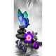 thumbnail image 2 of Kits de pintura al óleo de mariposa de piedra por números, cuadro de lienzo, arte de pared DIY, juego de manualidades Likrtyny decoración de arte, 2 of 9