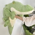 thumbnail image 5 of Peluche de cocodrilo gigante para niño, almohada de cocodrilo suave de 55/85/115cm, animal de peluche, cojín de abrazo perezoso, regalo de cumpleaños, 5 of 5