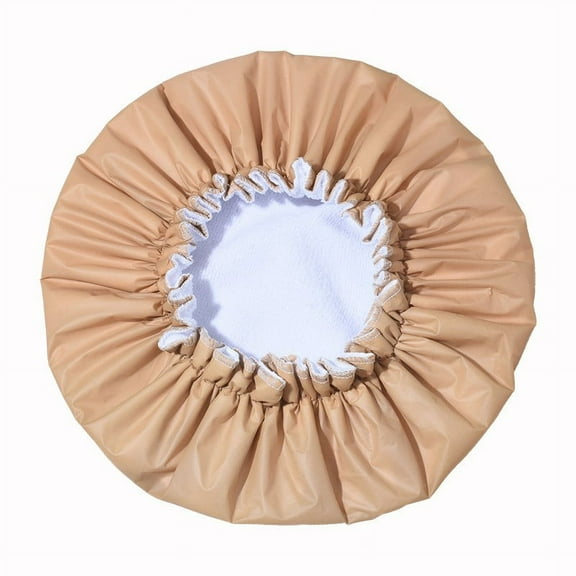 Momihoom Shower Caps for Women, Terry Cloth Lined Exterior Elastic and Reusable Bath Caps, Double Waterproof Layers Shower Cap, Bathing Shower Caps, Environmental Protection Bath Hair Cap