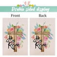 thumbnail image 3 of Easter He is Risen Flags for Outdoors 28 X 40 Double Sided Spring House Flag - Christian Religious Cross Rustic Outdoor Decorations, 3 of 6
