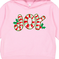 thumbnail image 3 of Inktastic Candy Cane Joy Toddler Hoodie, 3 of 4