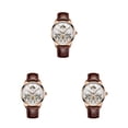 thumbnail image 4 of Reloj Mecánico Minnieouse acero inoxidable hombre resistente al agua negocios ajustable Vintage Type1 NO1, 4 of 6