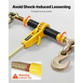 thumbnail image 5 of VEVOR Ratchet Chain Binder, 3/8 in x 20 ft G80 Chains, 9200 lbs Working Load of Ratchet Load Binder, Chains and Binders Set, Tie Down Hauling Chain Binders for Hauling, Towing, Logging, Lifting, 5 of 9
