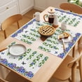 thumbnail image 5 of Spring Floral Placemats Set of 12 Summer Farmhouse Botanical Butterfly Place Mats Indoor Wipeable Table Mats Washable Cloth Dining Table Placemats for Kitchen Holiday Party Home Decor 13x19 Inch, 5 of 9