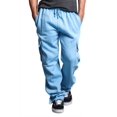 thumbnail image 5 of G-Style USA Men's Solid Fleece Cargo Pants DFP2 - Sky Blue - Medium, 5 of 5