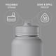thumbnail image 2 of Botella de agua Hydrapeak Sport con aislamiento de 950 ml con pajita o vaso, 2 of 9
