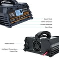 thumbnail image 4 of EFFORTWAY 25A Smart Battery Charger, 12V LiFePO4 & 12V/24V Lead-Acid Charger with LCD Display, Float & Trickle Charge Battery Maintainer for Car, Truck, AMG, Motorcycle, RV, Lawn Mower Black, 4 of 12