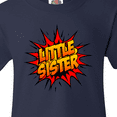 thumbnail image 4 of Inktastic Little Sister Super Hero Youth T-Shirt, 4 of 5