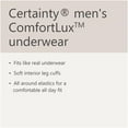 thumbnail image 4 of Walgreens Certainty Unisex Underwear, Maximum Absorbency X-Large 26 ea (1), 4 of 5