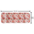 thumbnail image 2 of Floral Microwave Oven Cover, Classical Romantic Abstract Rose Spring Flowers Twigs Branches Colorful Drawing, Water Resistant Organizer with Pockets Kitchen, 36" x 12", Rose Multicolor, by Ambesonne, 2 of 4