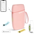 thumbnail image 1 of Mini impresora de etiquetas Rongta R5 Bluetooth portátil rosa, 1 of 7