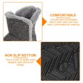 thumbnail image 3 of HERFIER Cozy Non-skid Slippers for Men - Warm House Shoes, 3 of 8
