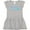AC-Heather Grey, variant on Inktastic Mermaid Vibes Text in Blues Girls Toddler Dress