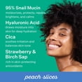 thumbnail image 3 of Hidratante facial Peach Slices Snail Rescue 85 ml con 95% de mucina de caracol, 3 of 8
