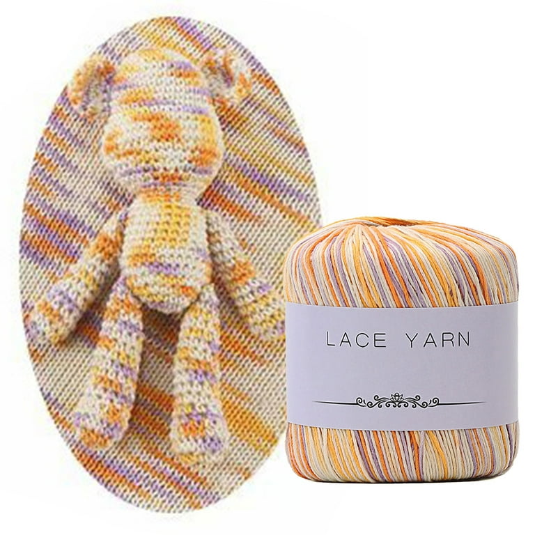 40g Cotton Yarn for Knitting Crochet Crochet Yarn for Beginners Kids