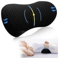 thumbnail image 1 of Almohada de Apoyo Lumbar, Soporte Lumbar Para Silla De Oficina Y Auto,Cojín Soporte Lumbar Para Espalda, Soporte Ergonómico Con Esponja Memoria, Respaldo Con Cubierta Antiestática Y Correas Ajustables, 1 of 7