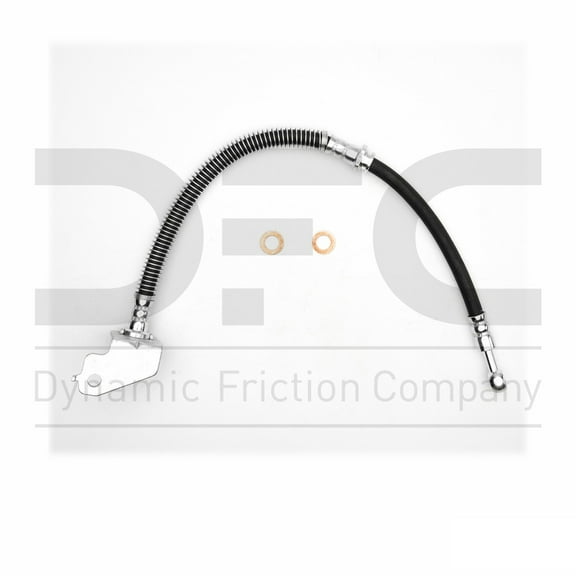 Front Left Dynamic Friction Company Brake Line Hose 350-21099 For 2005-2009 Hyundai Tucson, 2005-2010 Kia Sportage