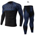 thumbnail image 4 of Sonducket Conjunto de ropa interior térmica para hombre, pantalones básicos de secado rápido, ropa deportiva, ropa de compresión, esquí, Fitness, conjuntos de ropa Azul SG Sonducket AP013632-02, 4 of 6
