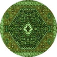 thumbnail image 1 of Ahgly Company Indoor Round Persian Green Traditional Area Rugs, 7' Round, 1 of 1