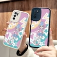 thumbnail image 1 of "Mejora la protección y el estilo de tu iPhone con una llamativa funda plateada mate con estampado de dibujos animados para iPhone 15 Pro Max 14 13 12 Pro 11", 1 of 4