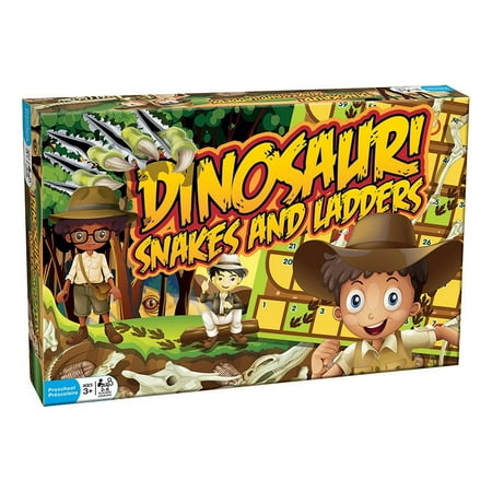 UPC: 0625012192354 | Outset Media – Dinosaur Snakes and Ladders – a Dino-Sized Twist on a Classic Game