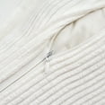thumbnail image 3 of REGALWOVEN Striped Corduroy Decorative Throw Pillow Covers Pack of 2 Soft Cushion Pillow Cases for Couch Bed Sofa Home Decor White 18" x 18", 3 of 6