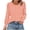 Orange, variant on Business Casual Tops For Women Sevevn Womens Tops Puff Long Sleeve Shirts Dressy Casual Crew Neck Pleated Summer Fall Work Blouses