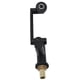 thumbnail image 3 of Grifo de baño giratorio de gran ángulo, conector G1/2, elegante grifo de agua fría individual de acero inoxidable negro, 3 of 8
