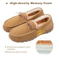 mens memory foam slippers