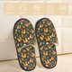 thumbnail image 2 of Fotbe Forest Squirrel Pantuflas Peludas para Mujer con Estampado, Zapatillas de Peluche, Zapatos de Invierno para Casa, Uso Interior y Exterior-Large, 2 of 8