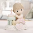 thumbnail image 5 of Precious Moments Growing In Grace, Age 1, Brunette Girl Figurine, 1 Each, 5 of 5
