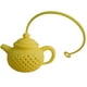 thumbnail image 1 of Moyic Infusor de té en forma de tetera, filtro de hojas de colores brillantes de silicona, operación Simple, colador de café, hogar, oficina, Teteras Amarillo Moyic HA077570-04, 1 of 6